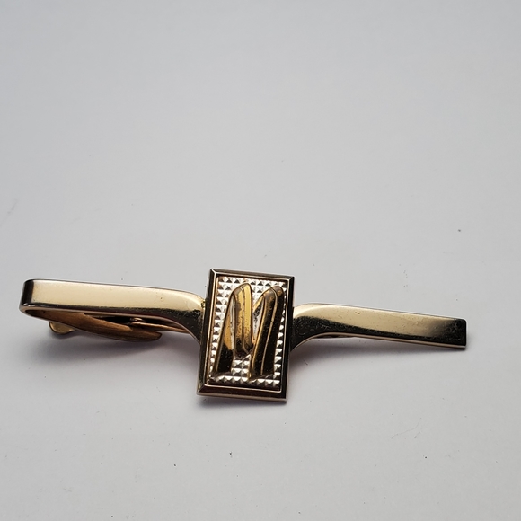 Vintage Hickok USA Tie Clip Initial M - Picture 6 of 7